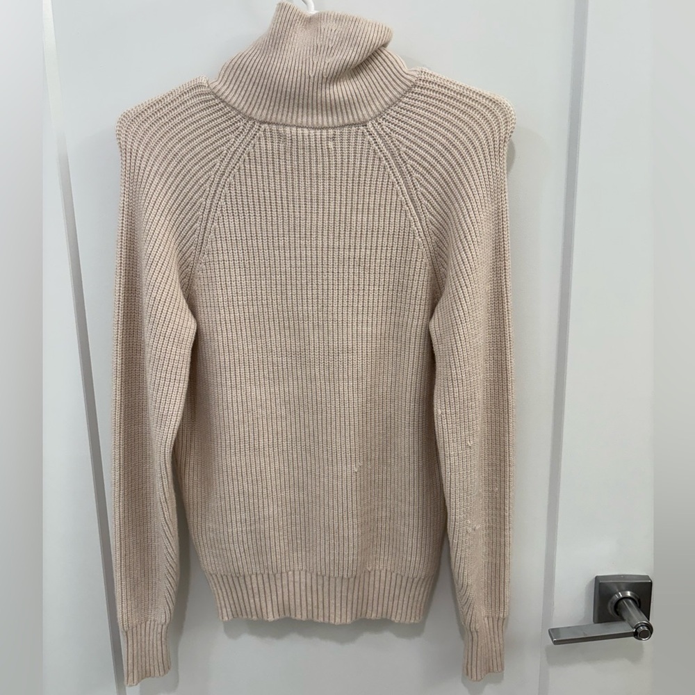 Z Supply Jayce 3/4 Zip Sweater in Oatmeal Size XS - Picture 13 of 13